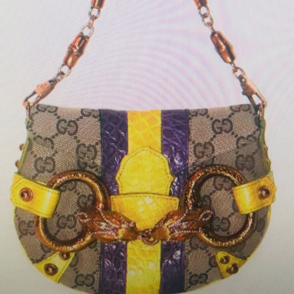 Gucci Tom Ford SS 2004 XL GG Monogram Snake Head